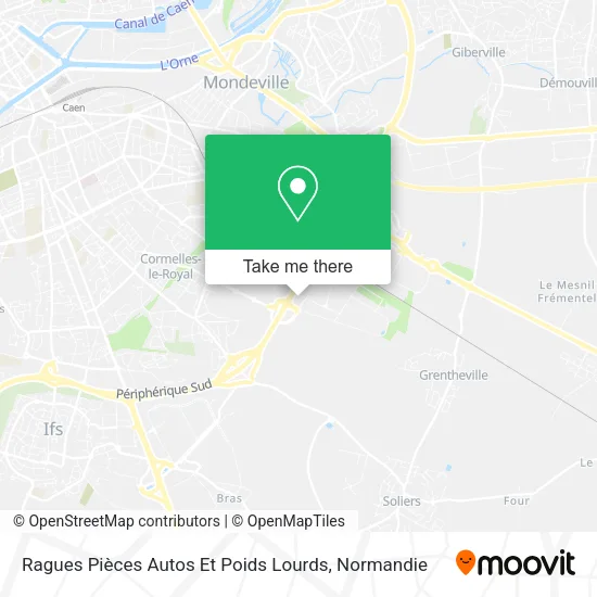 Ragues Pièces Autos Et Poids Lourds map