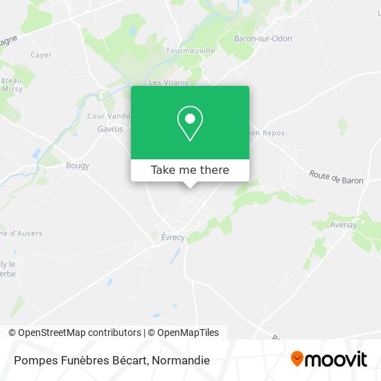 Pompes Funèbres Bécart map