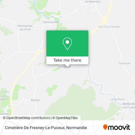 Mapa Cimetière De Fresney-Le-Puceux