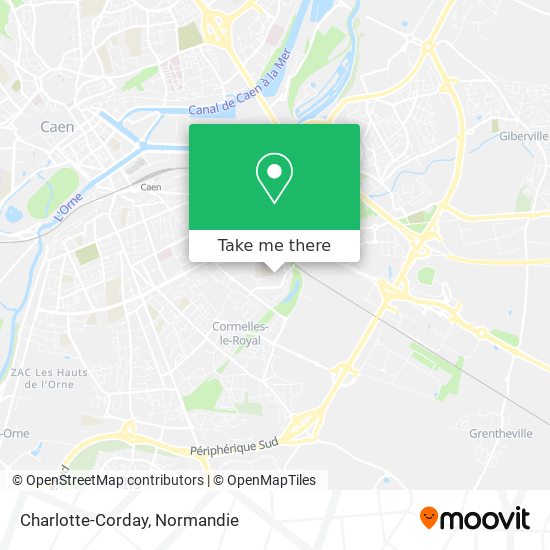 Charlotte-Corday map