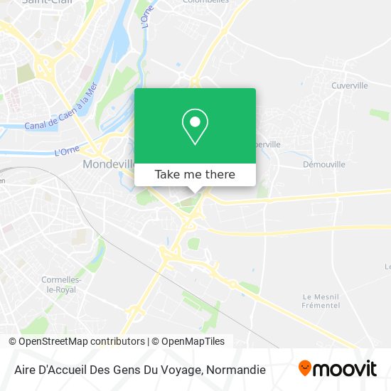 Aire D'Accueil Des Gens Du Voyage map