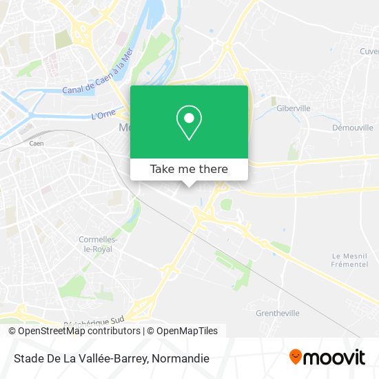 Stade De La Vallée-Barrey map