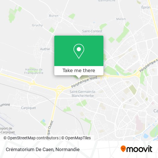 Crématorium De Caen map