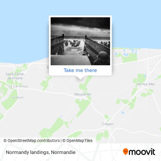 Mapa Normandy landings