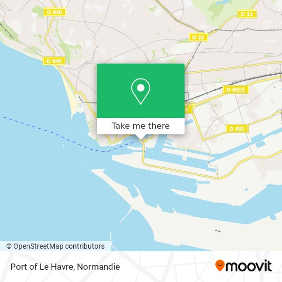 Port of Le Havre map