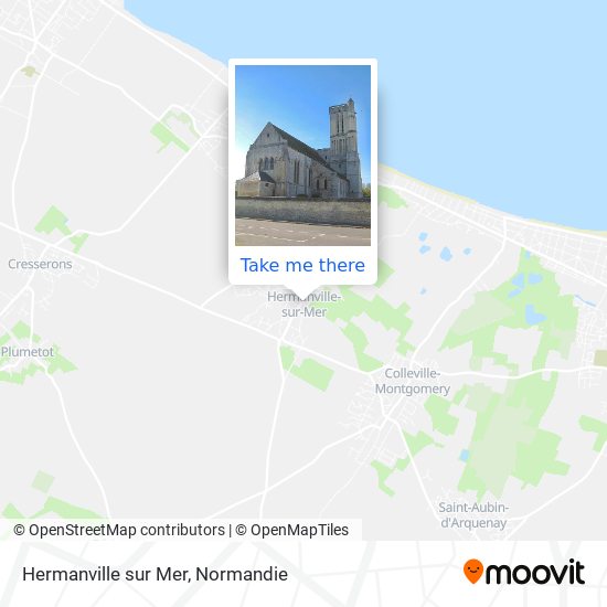 Hermanville sur Mer map