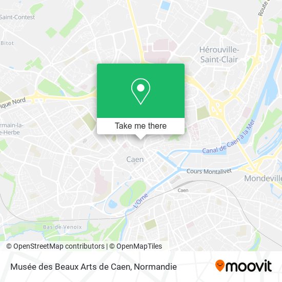 Musée des Beaux Arts de Caen map