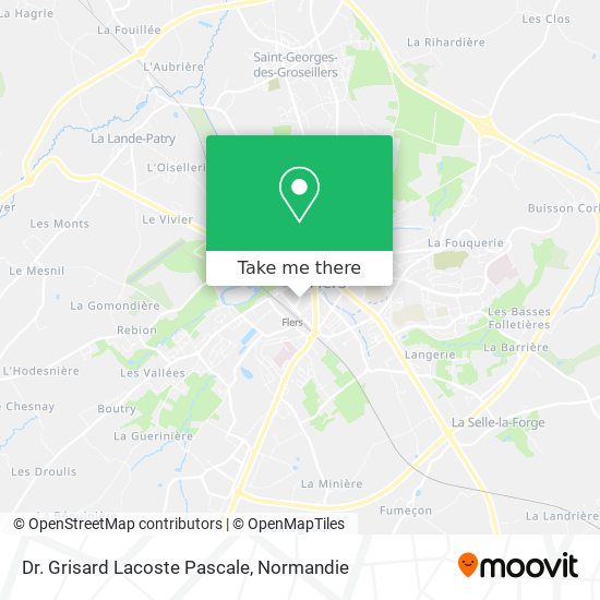 Dr. Grisard Lacoste Pascale map