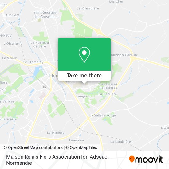 Mapa Maison Relais Flers Association Ion Adseao