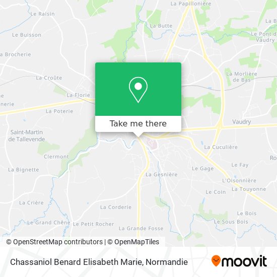 Chassaniol Benard Elisabeth Marie map