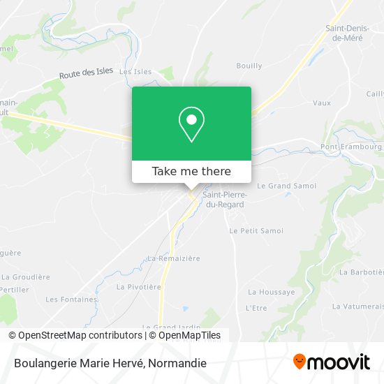 Boulangerie Marie Hervé map