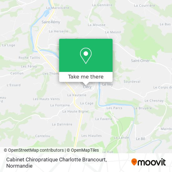 Cabinet Chiropratique Charlotte Brancourt map