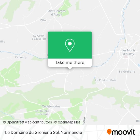 Le Domaine du Grenier à Sel map