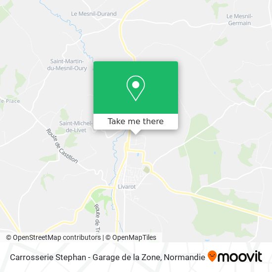 Carrosserie Stephan - Garage de la Zone map