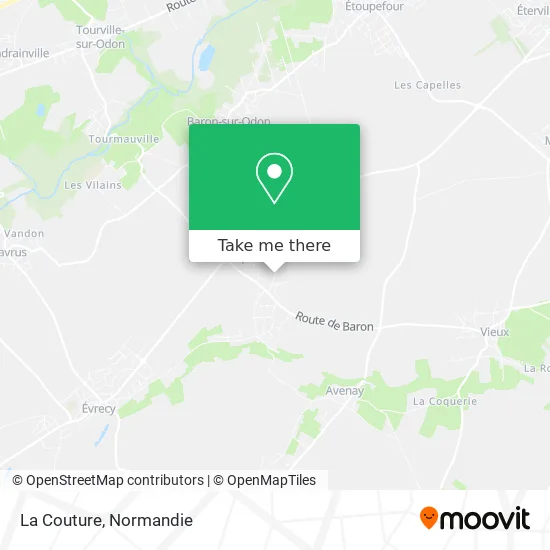 La Couture map