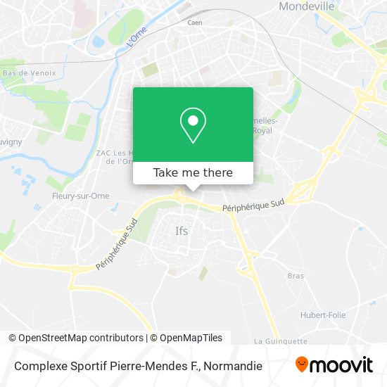 Complexe Sportif Pierre-Mendes F. map