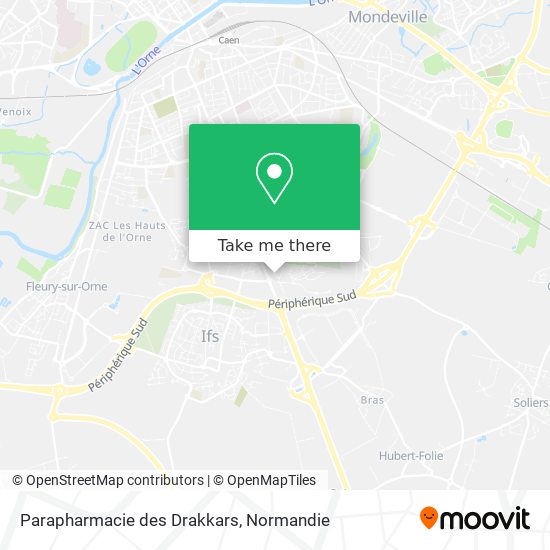 Parapharmacie des Drakkars map