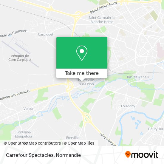 Carrefour Spectacles map