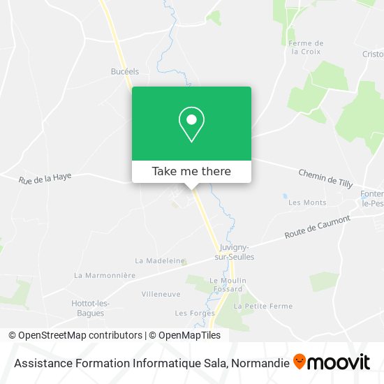 Assistance Formation Informatique Sala map