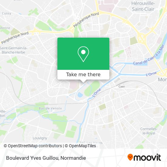 Boulevard Yves Guillou map