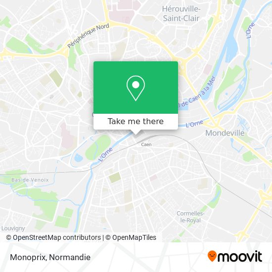 Mapa Monoprix