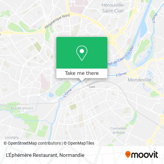 Mapa L'Éphémère Restaurant