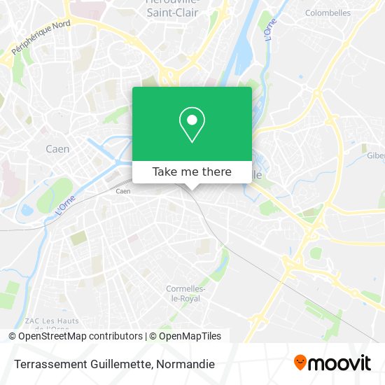 Terrassement Guillemette map
