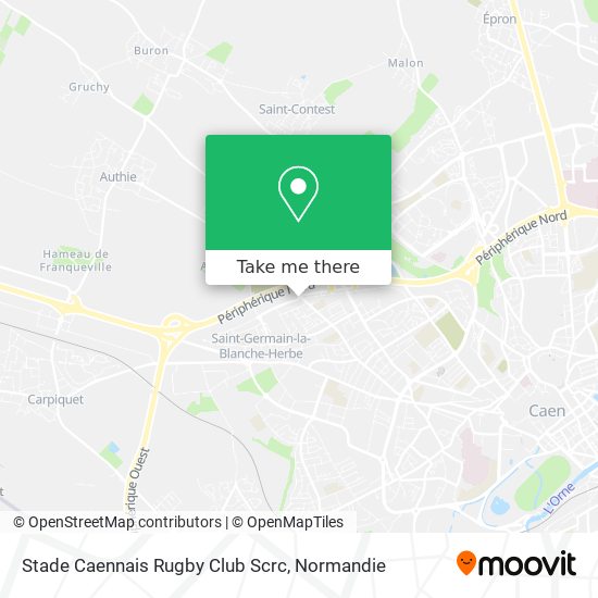 Stade Caennais Rugby Club Scrc map
