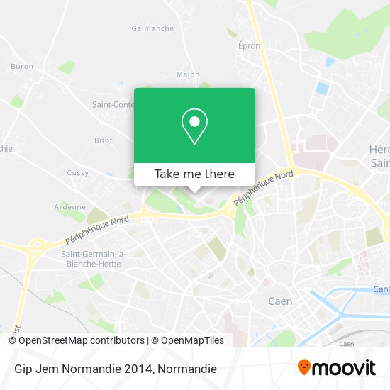 Gip Jem Normandie 2014 map