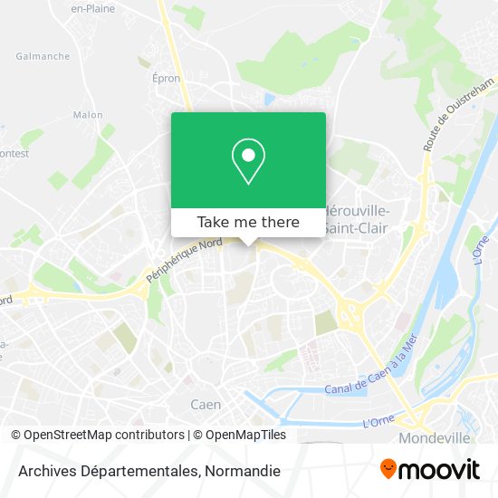 Archives Départementales map