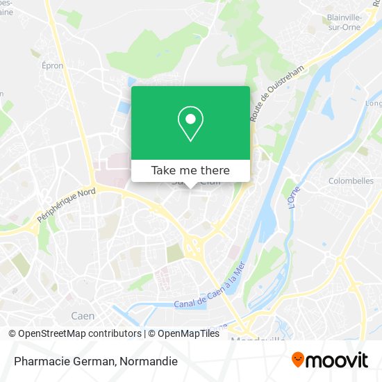 Mapa Pharmacie German