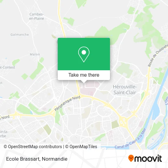 Ecole Brassart map