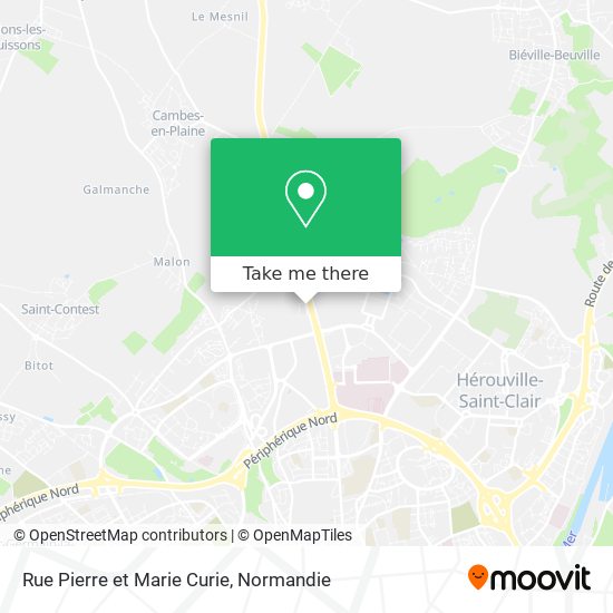 Rue Pierre et Marie Curie map
