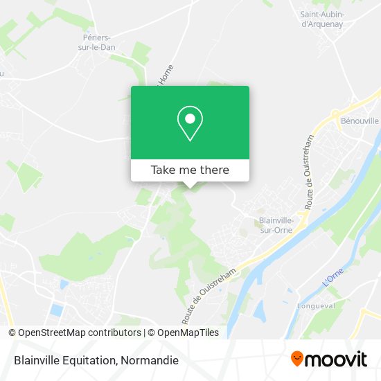 Mapa Blainville Equitation