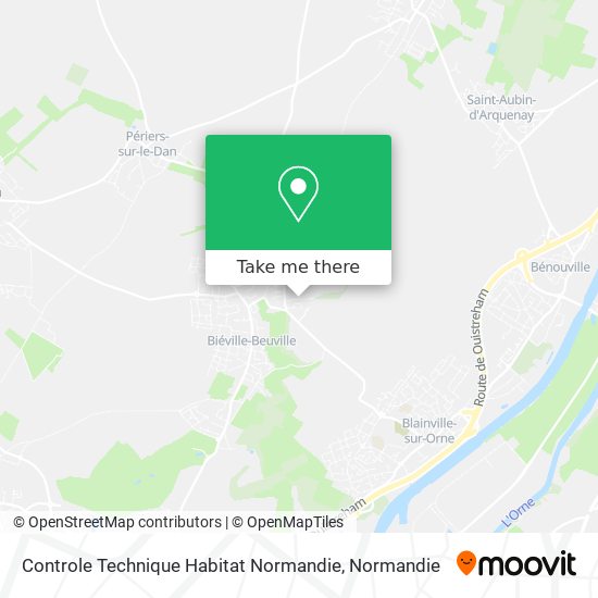 Mapa Controle Technique Habitat Normandie