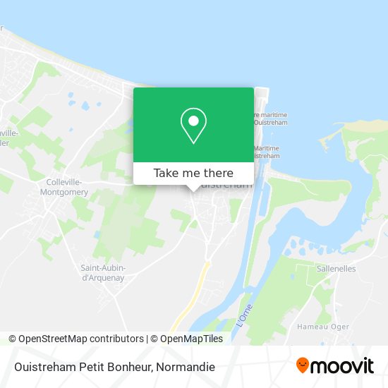 Ouistreham Petit Bonheur map