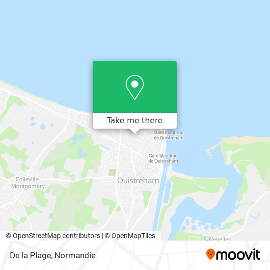 De la Plage map