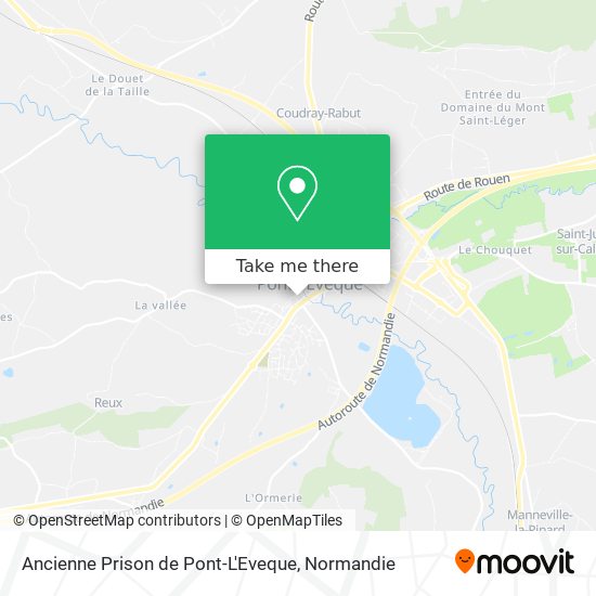 Ancienne Prison de Pont-L'Eveque map