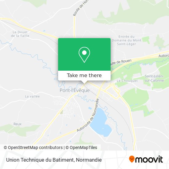 Union Technique du Batiment map