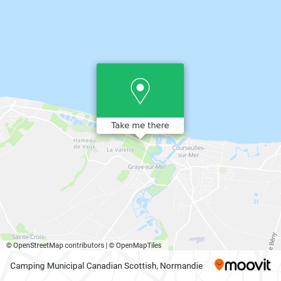 Camping Municipal Canadian Scottish map