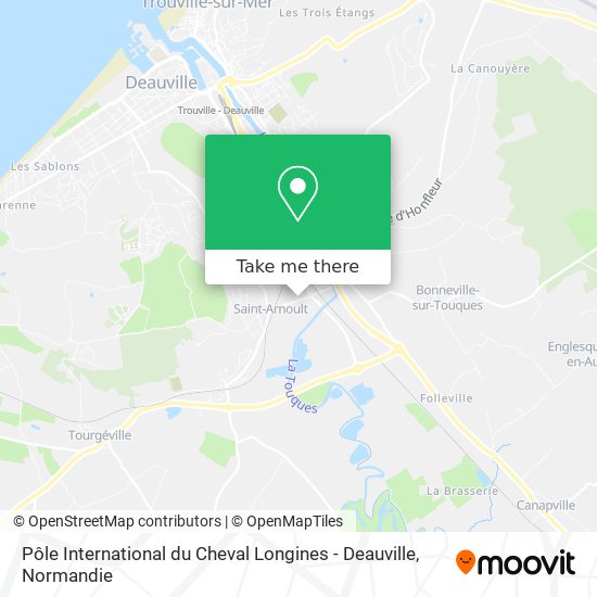 Pôle International du Cheval Longines - Deauville map