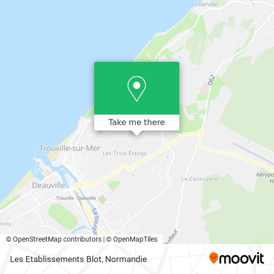 Les Etablissements Blot map