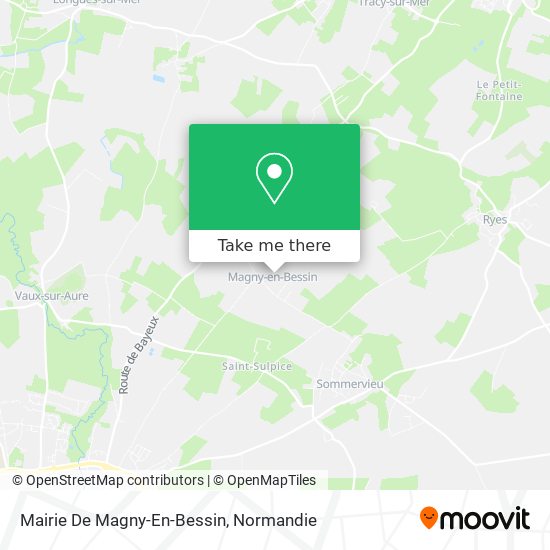 Mairie De Magny-En-Bessin map