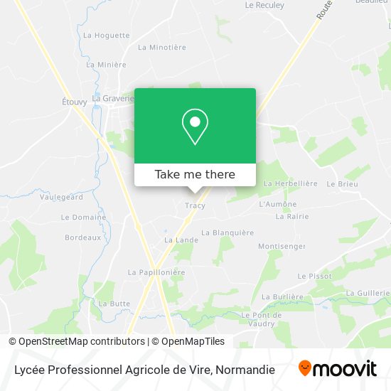 Lycée Professionnel Agricole de Vire map