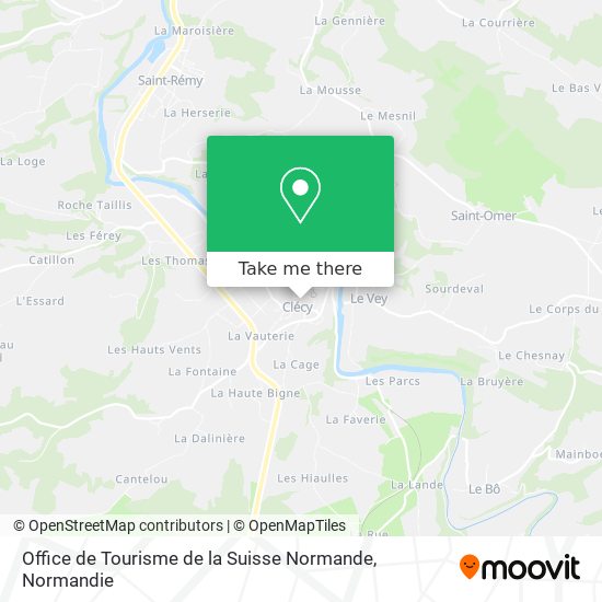 Office de Tourisme de la Suisse Normande map