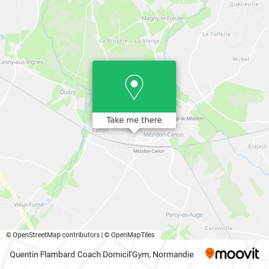 Quentin Flambard Coach Domicil'Gym map