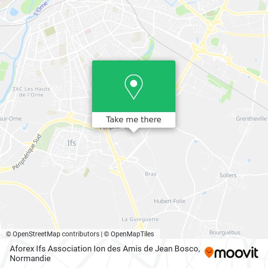 Aforex Ifs Association Ion des Amis de Jean Bosco map