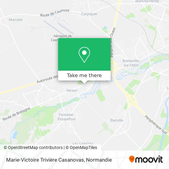 Marie-Victoire Trivière Casanovas map
