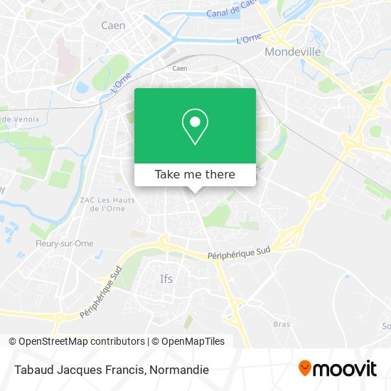 Tabaud Jacques Francis map