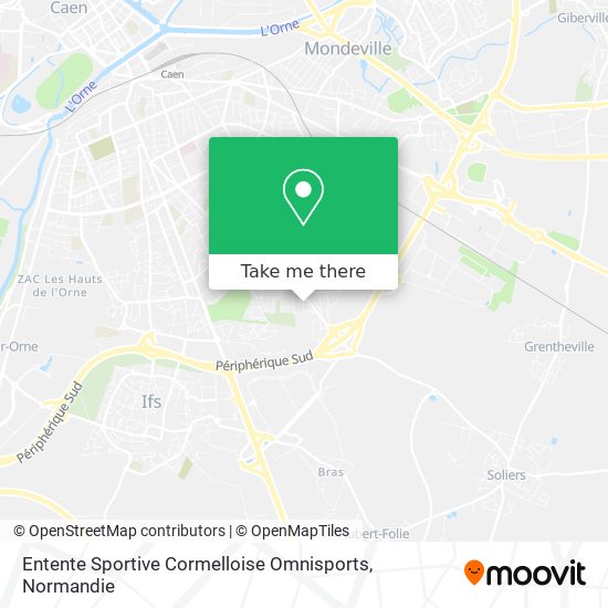 Entente Sportive Cormelloise Omnisports map